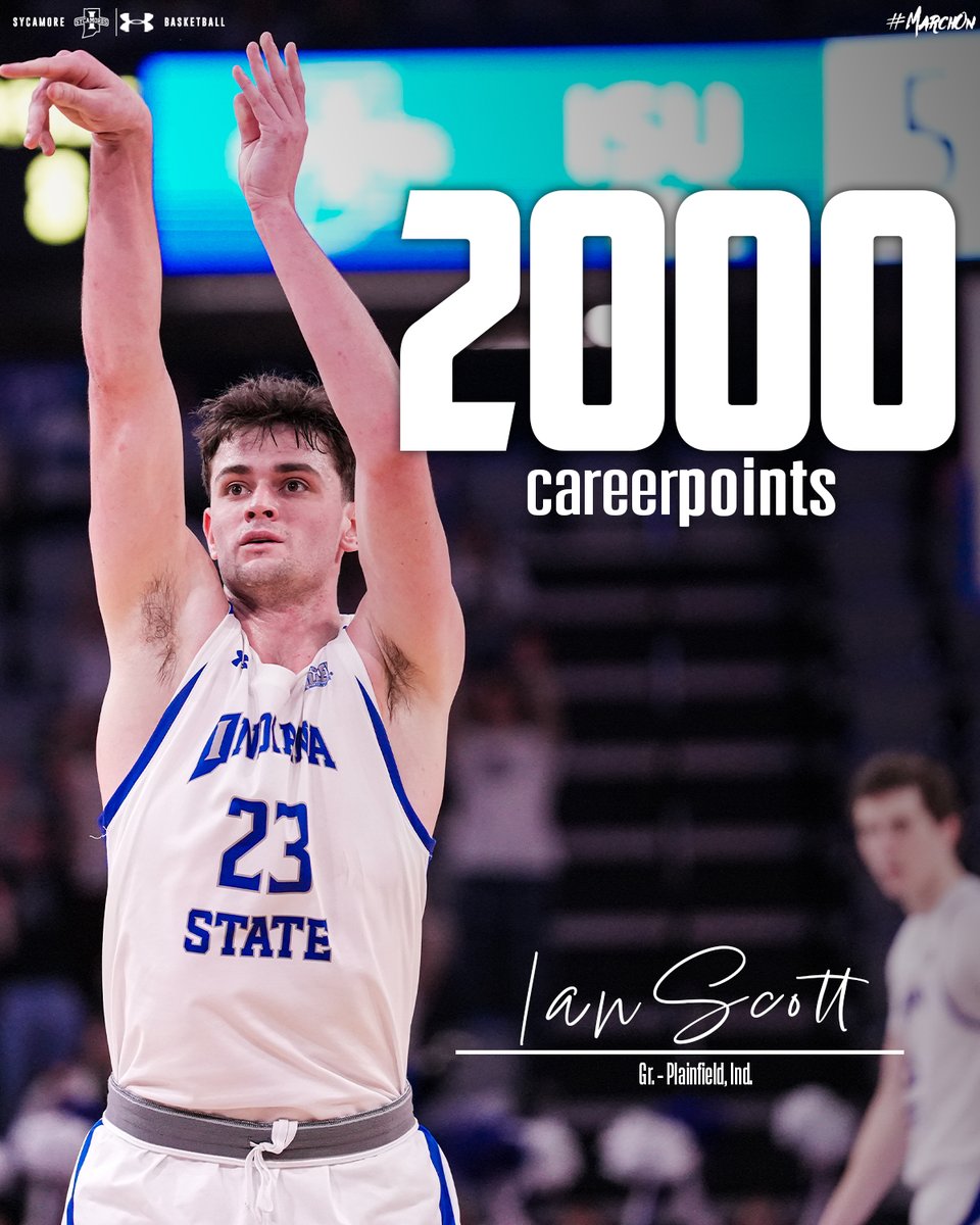 🚨 𝟚𝟘𝟘𝟘 𝕔𝕒𝕣𝕖𝕖𝕣 𝕡𝕠𝕚𝕟𝕥𝕤 🚨

Congratulations to <a href="/ian_scott4/">Ian Scott</a> for going over the 2K career points mark over the weekend at Belmont!

#MarchOn