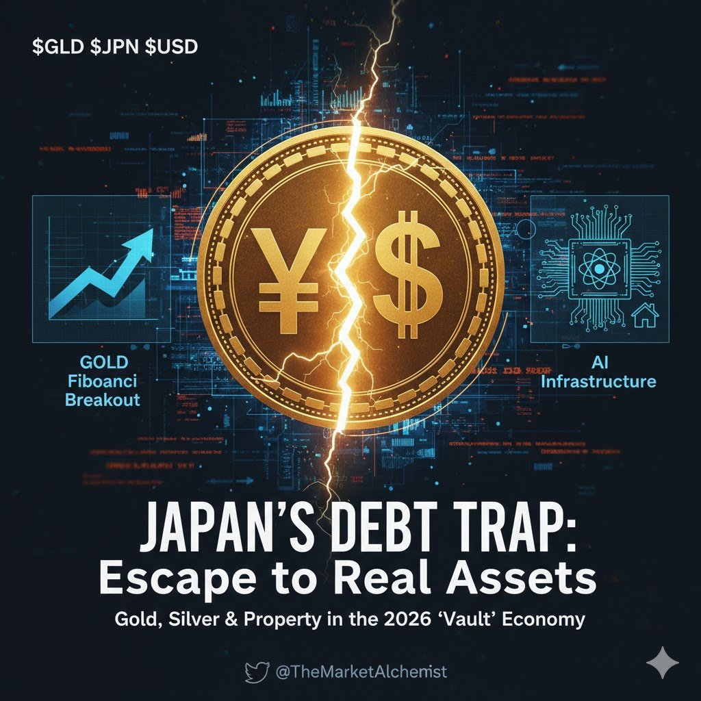 uponlydaddy's tweet photo. The Japan Debt Trap & The 2026 Hard Asset Exit Strategy 

1/ The math in Japan has finally broken. 

As of Feb 2026, the Ministry of Finance is sounding the alarm: annual bond issuance is set to surge 28% within 3 years. 

Why? 

Because the "interest on the interest" is now a ¥31.3 trillion black hole. 🕳️ #Japan #Macro #Debt