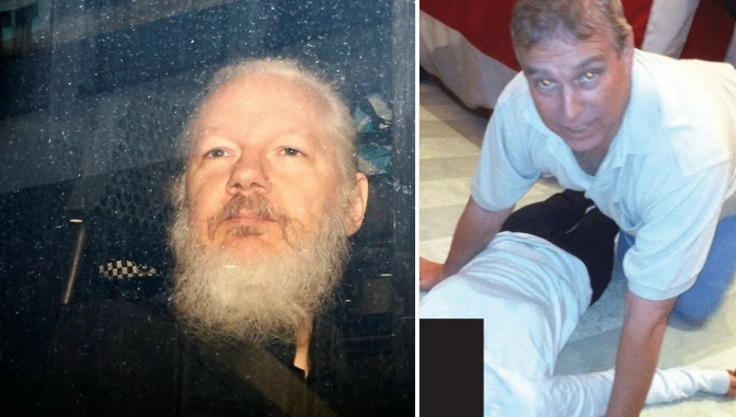 Vedete perchè?
Questo è un  esempio di quanto sia  corrotto il sistema giudiziario occidentale
Julian Assange ha trascorso  anni in una prigione britannica per aver rivelato la verità
Andrew ,che compare nei fascicoli Epstein, ha trascorso solo 9 ore in prigione.😡