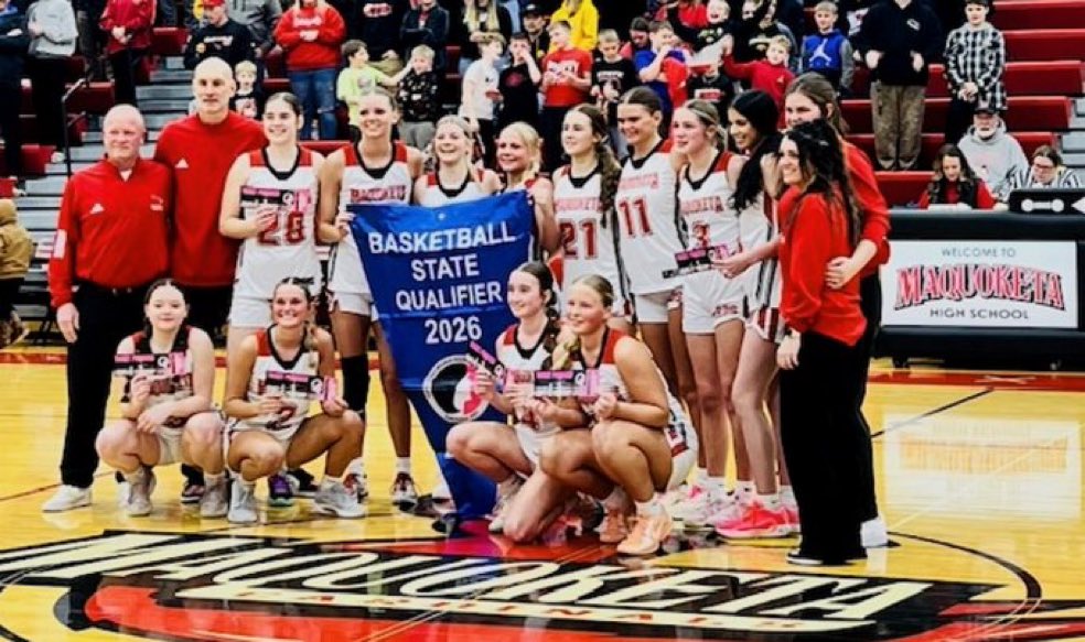 MaqGirlsTrack's tweet photo. Congrats to our girls basketball team! We are proud of you. Go Cards! https://t.co/szzwnSbSbC