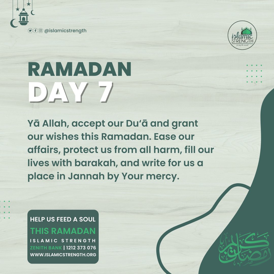 #Ramadan Day 7