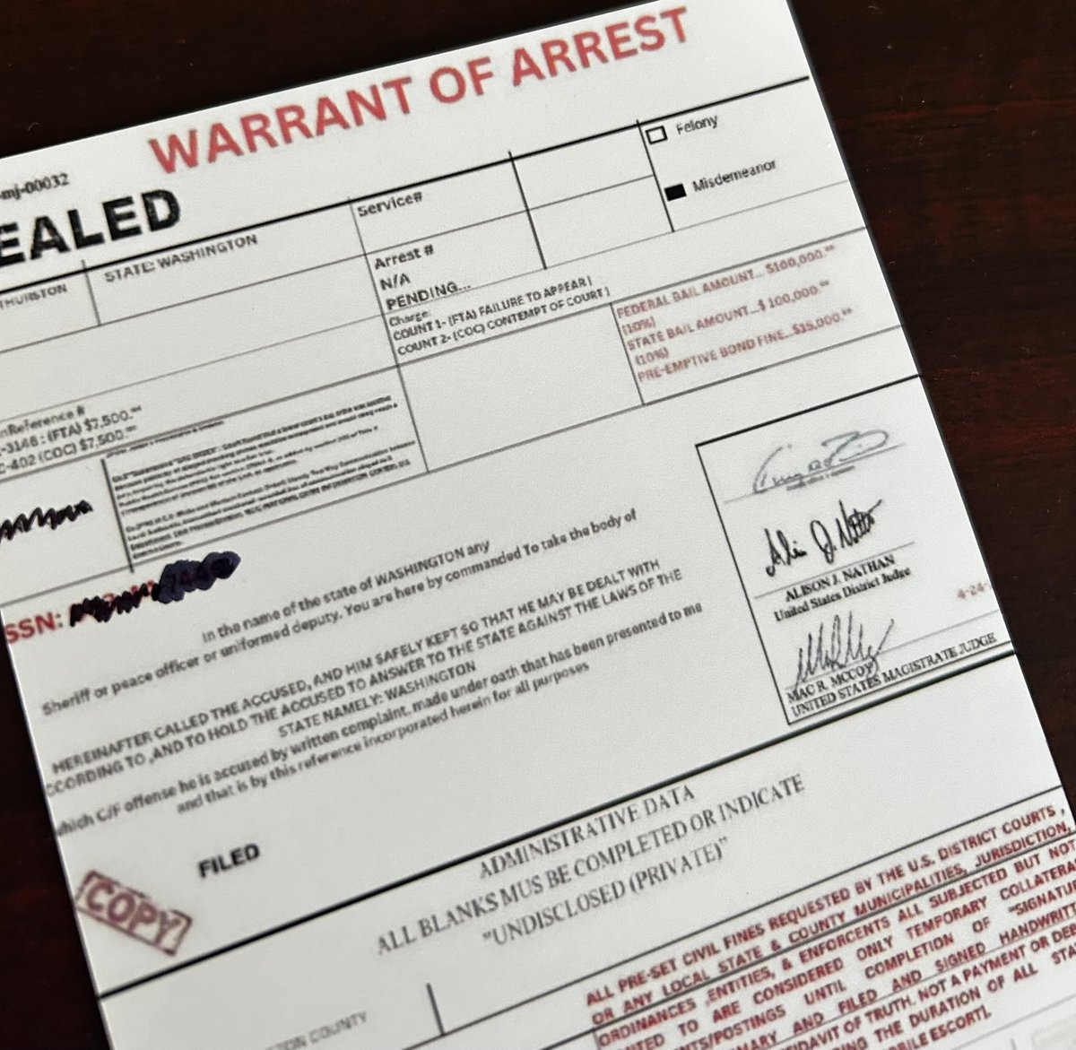 MichelleKOMO's tweet photo. Olympia retiree scammed $17K w/this bogus arrest warrant. Scammers had her SS#, and private info, even called from local number w Caller-ID that said ‘Public Service’ scared her into depositing cash into crypto kiosks/now supporting SB5280. Hearing Tuesday More at 5pm @komonews https://t.co/uUgJXJoIwx