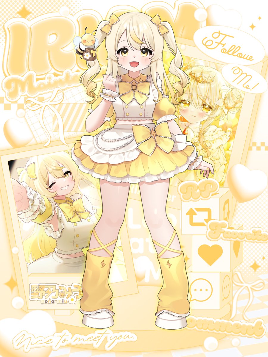 nonomiu_iriam's tweet photo. 🐝 #IRIAMメンテ中のフォロー祭り🐝

⋆⸜ 末っ子ゲーマーアイドル ⸝⋆

:))  Lapis Live 所属 44期生 野乃みう 𓂃⟡.·

⚡️ 可愛い顔からヴィランの様な笑い声

💛 カワイイだけじゃなーーーい❕

🔫 ヤニカス･パチカス🎰役満アイドル✌🏻

+👤≫♻️≫💛 巡回します❕🍀*゜ https://t.co/RZPQ8uHiPI