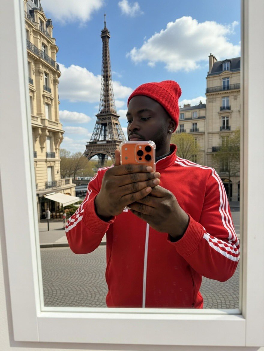 Paris called… said it looks better with me in the frame 🇫🇷🧢