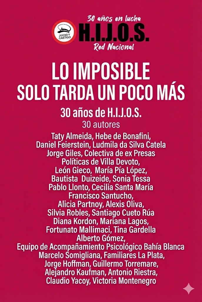 H.I.J.O.S. La Plata tweet media