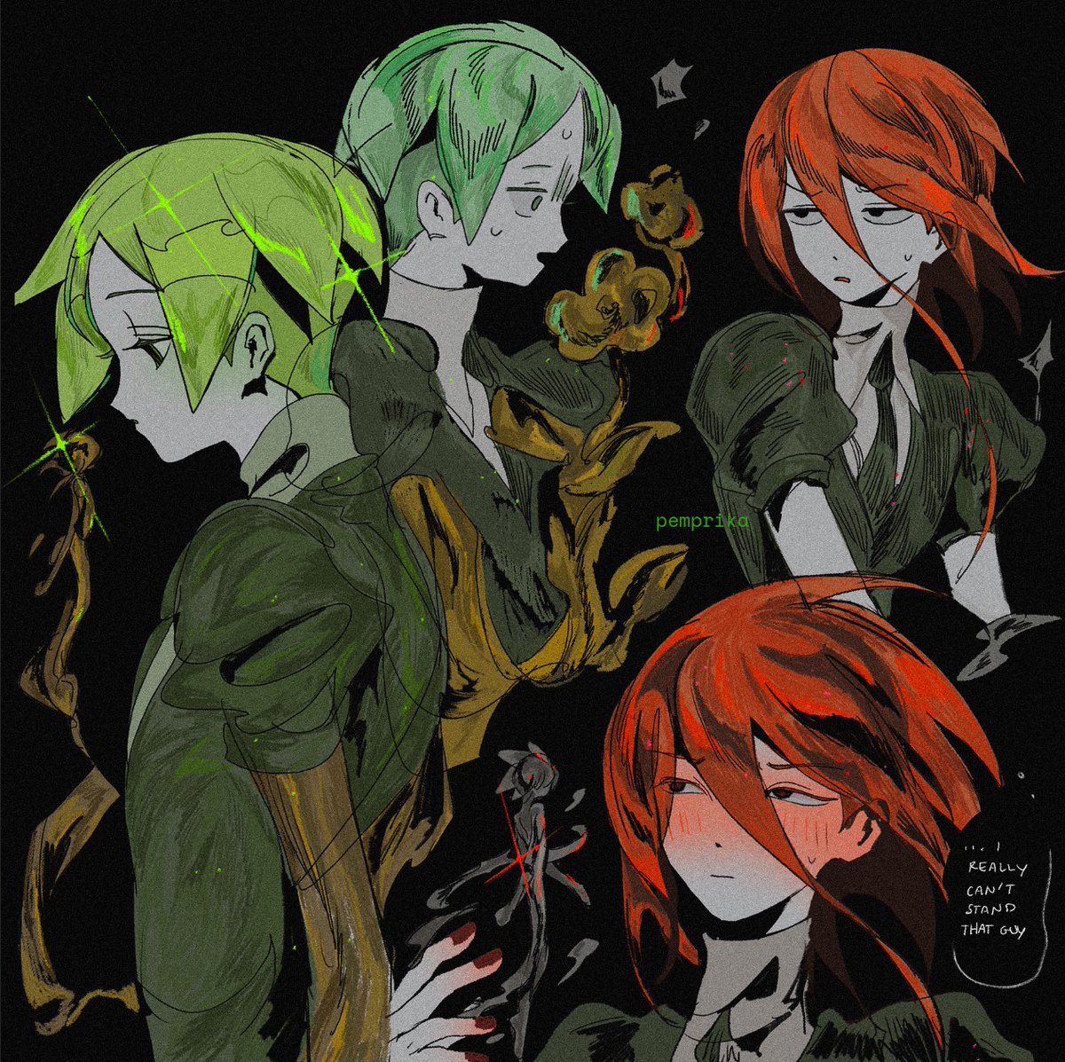 dusted some old sketches. miss them sm 🥹