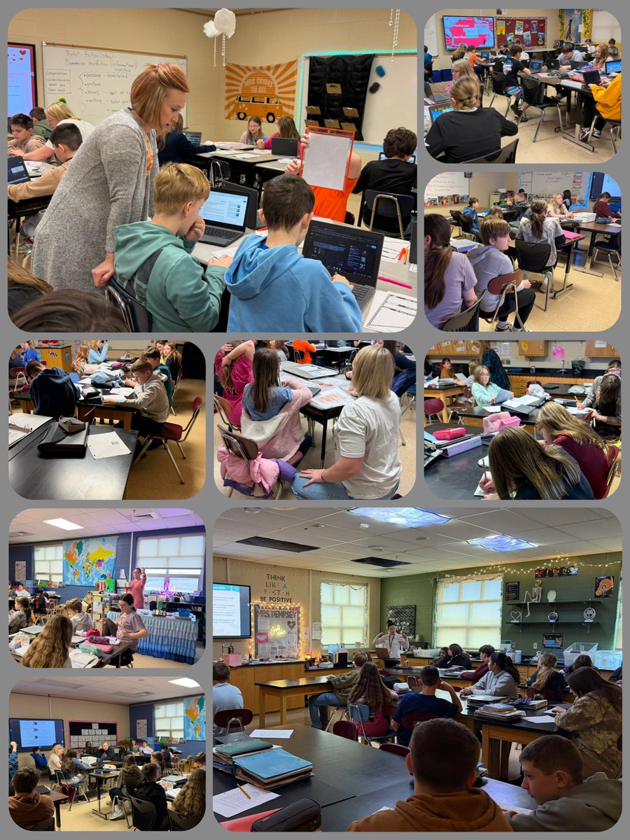I really enjoyed wrapping up the end of the week in classrooms at MBMS before the KSBA Conference this weekend! I love watching our teachers do what they love - TEACH! They work hard to provide quality learning experiences for our students. #WEareOC #RebelPride #EngagedLearners