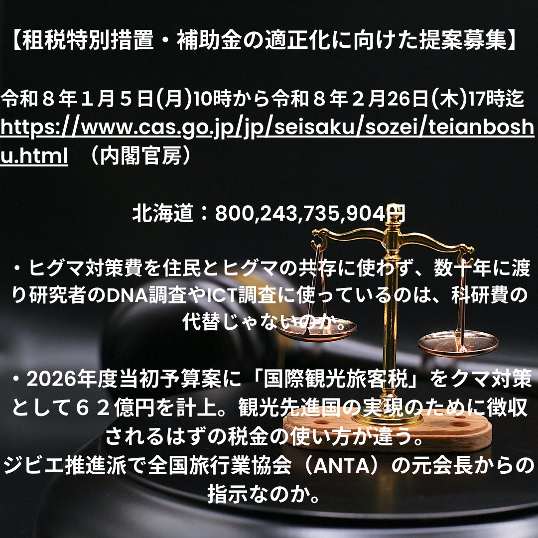 SpeakForKuma's tweet photo. ⭐︎2月２６日迄17:00迄です

普段は一人の意見を軽視して人数重視、選挙の時だけいいこと言う議員。熊を守るために夜なべして作った資料は見ずにゴミ箱。行政もそう
熊被害で落ち込むと嘘をつくインバウンドは過去最高。
未だに石器時代ジビエ利権
たとえ小さくても内閣府の記録に爪痕残そう💪 https://t.co/h8W7GDUm3I