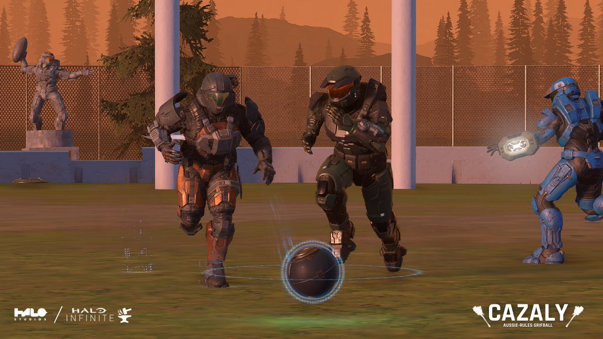 DocArtyFart's tweet image. Bookmark and Play the ‘Cazaly’ Custom Game Bundle this AFL season! 

Use Search Tag ‘FTWT’ on Halo Infinite’s in-game File Browser, on the Halo Waypont website and now listed on Forgehub.com

#HaloInfinite #AFL #HaloCommunity