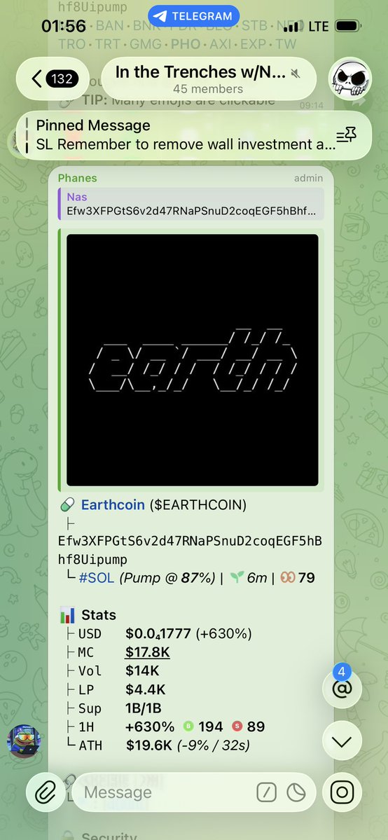 for_futurenas's tweet image. 3.6X🔥 GAINS ON CRYPTO RN?😱💥  
 $EARTHCOIN boutta make u RICH 🚀  

Efw3XFPGtS6v2d47RNaPSnuD2coqEGF5hBhf8Uipump

Banks HATE this trick 😤  
They’ll NEVER leak this sauce  

Only in my PRIVATE grp 🔥  
Unlimited early alpha calls DAILY  

DM ME NOW b4 spots close!! ⏰