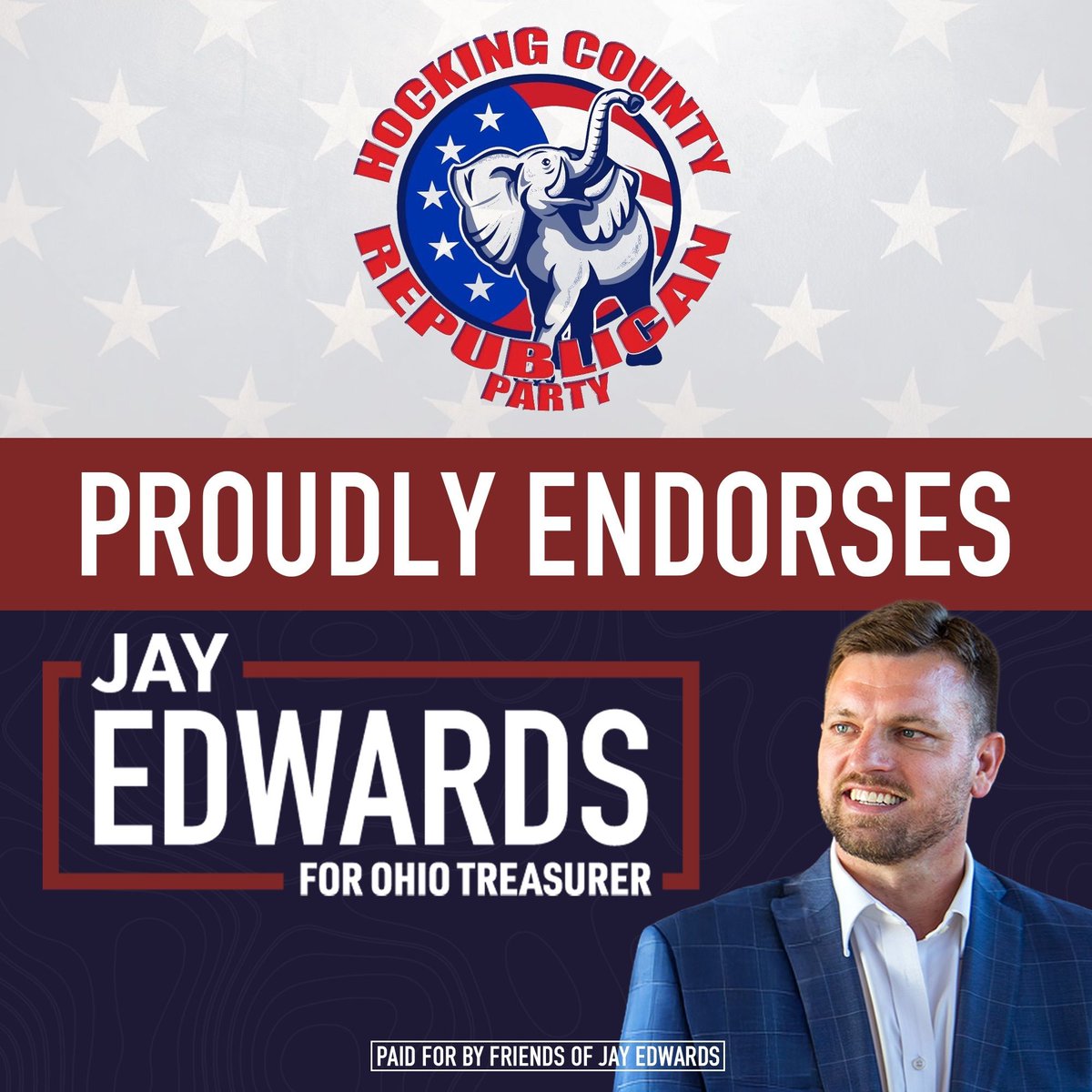 I'm deeply honored to receive the endorsement of the Hocking County Republican Party.

While I'm grateful for the support of America First leaders like VP Vance and Senator Moreno, these grassroots endorsements mean everything—they show the voters are truly on our side.