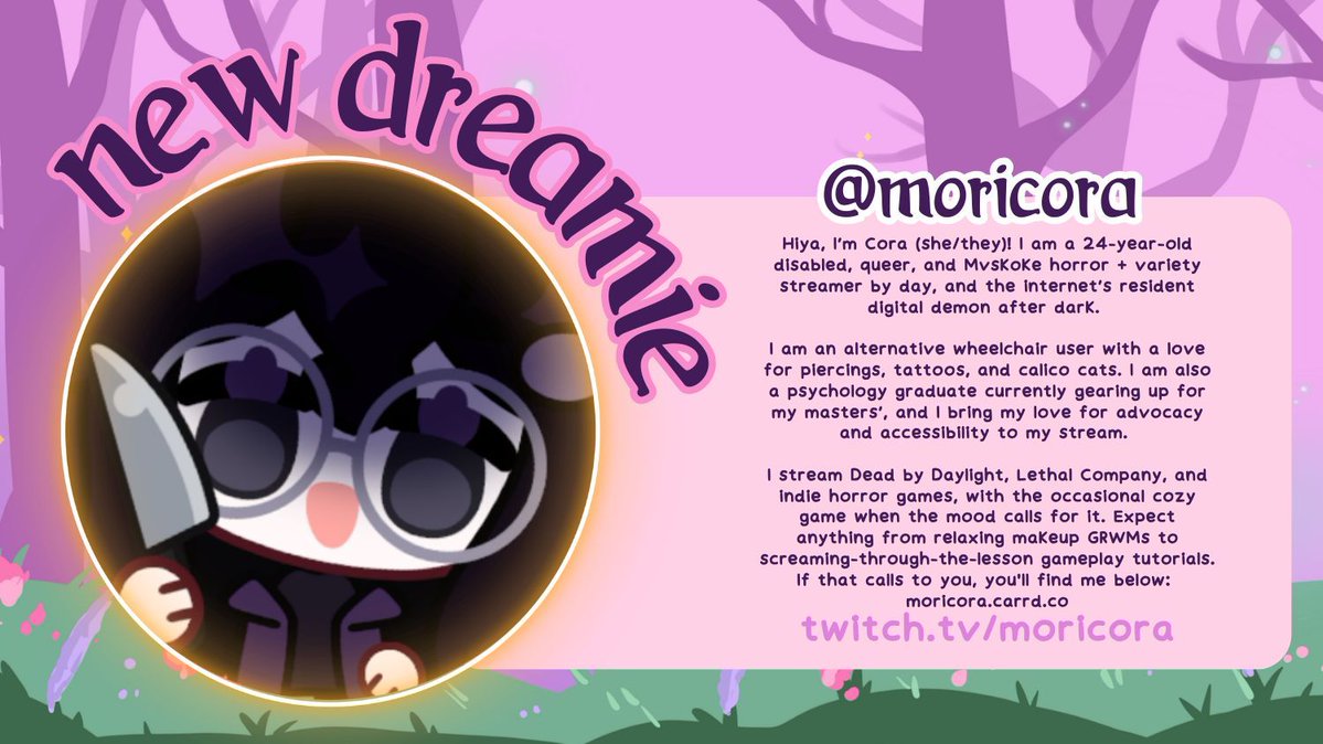 Welcome to Dreamy Hollow 
<a href="/itsmoricora/">moricora ✦ COMING SOON...</a> ✨
