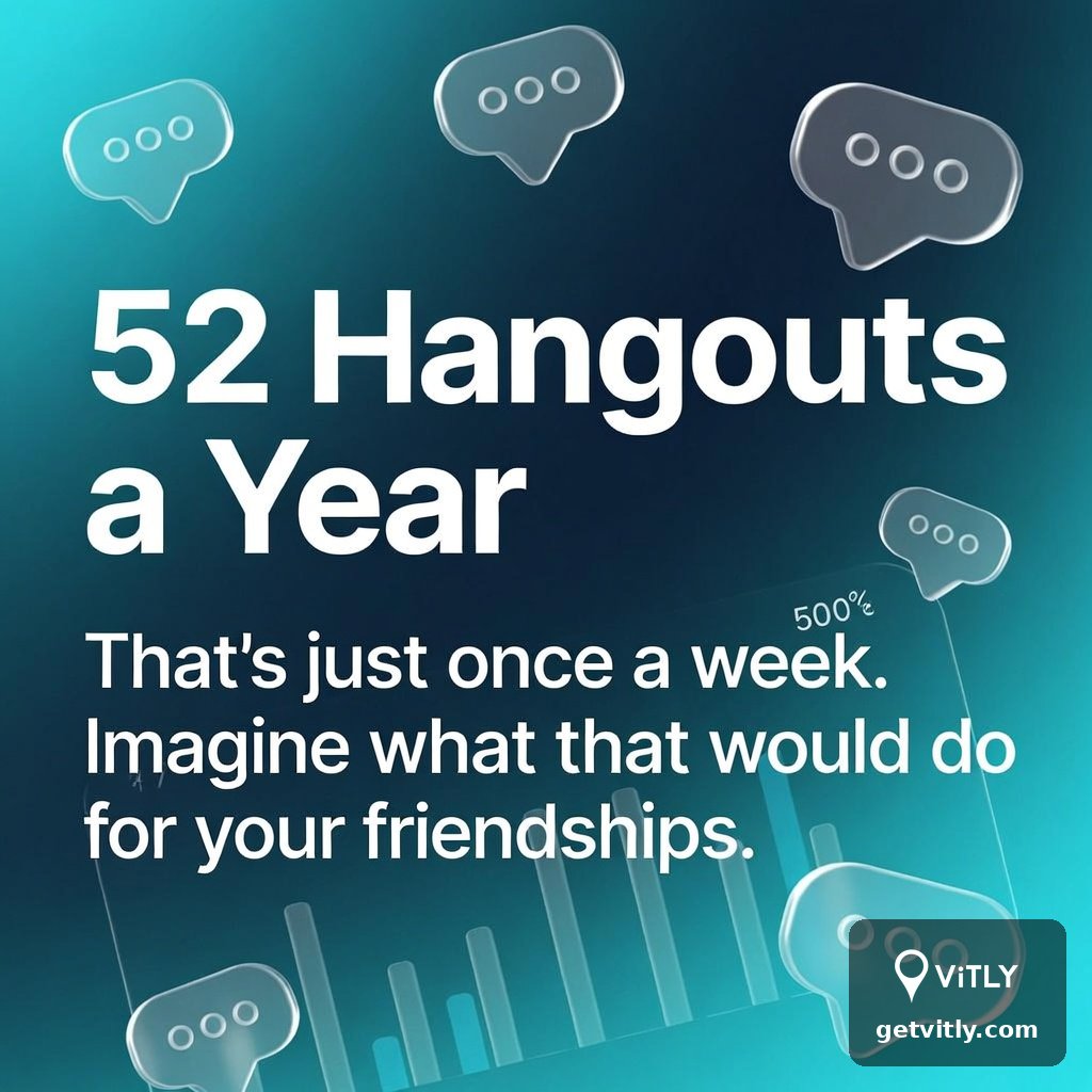 getvitly's tweet photo. Monday motivation:

This week, plan ONE hangout.
Just one.
Not "think about planning."
Not "text in the group chat."
PLAN. With Vitly.

One hangout per week = 52 per year.
That's 52 more than "we should hang out soon."

Your move.

RT if you're ready to make plans happen.

#Meetu https://t.co/VMGFul1YXm