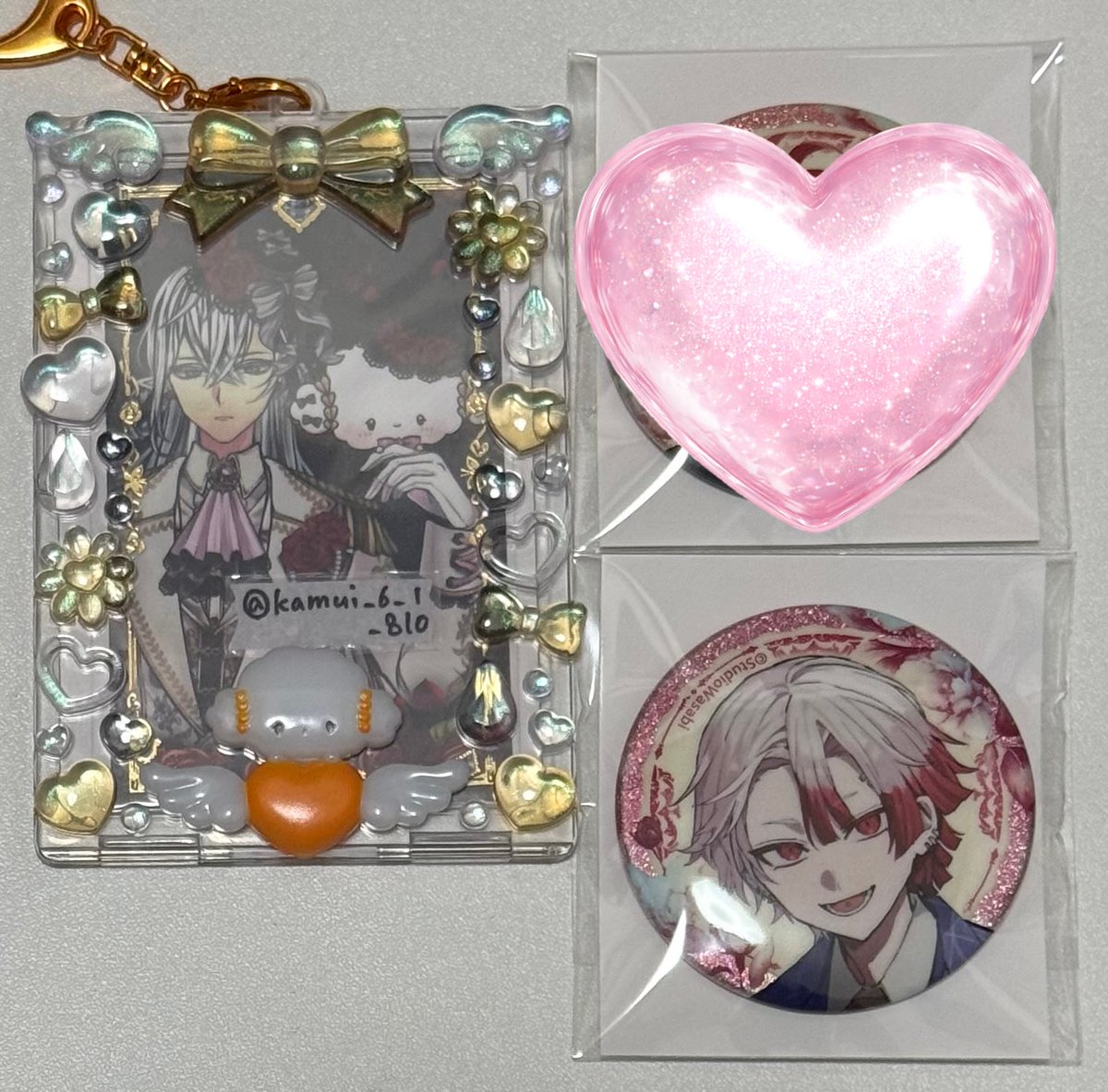 交換】悪魔執事と黒い猫 あくねこ 4th Anniversary 缶バッジ クリア