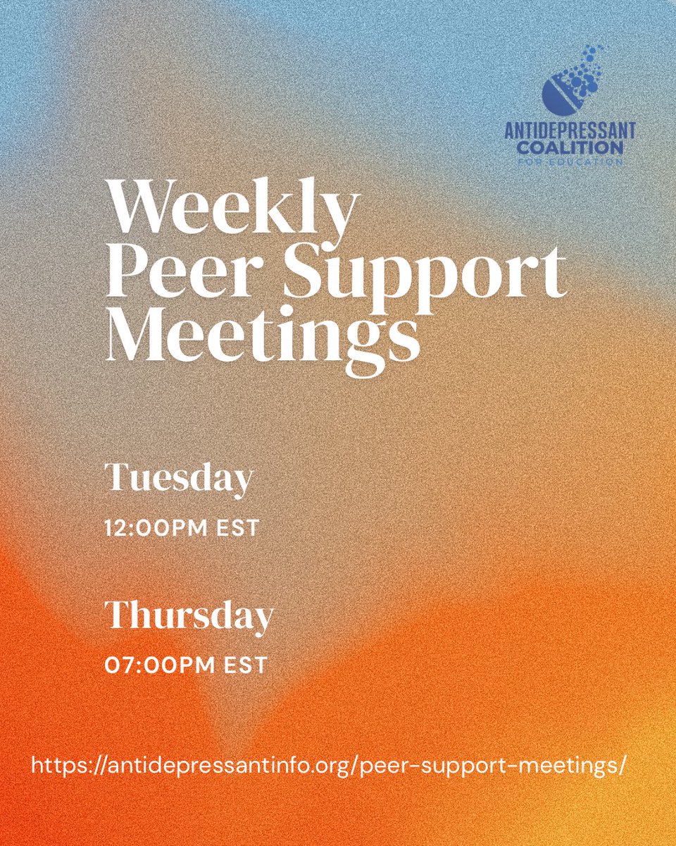 Antidepressant Coalition for Education tweet media