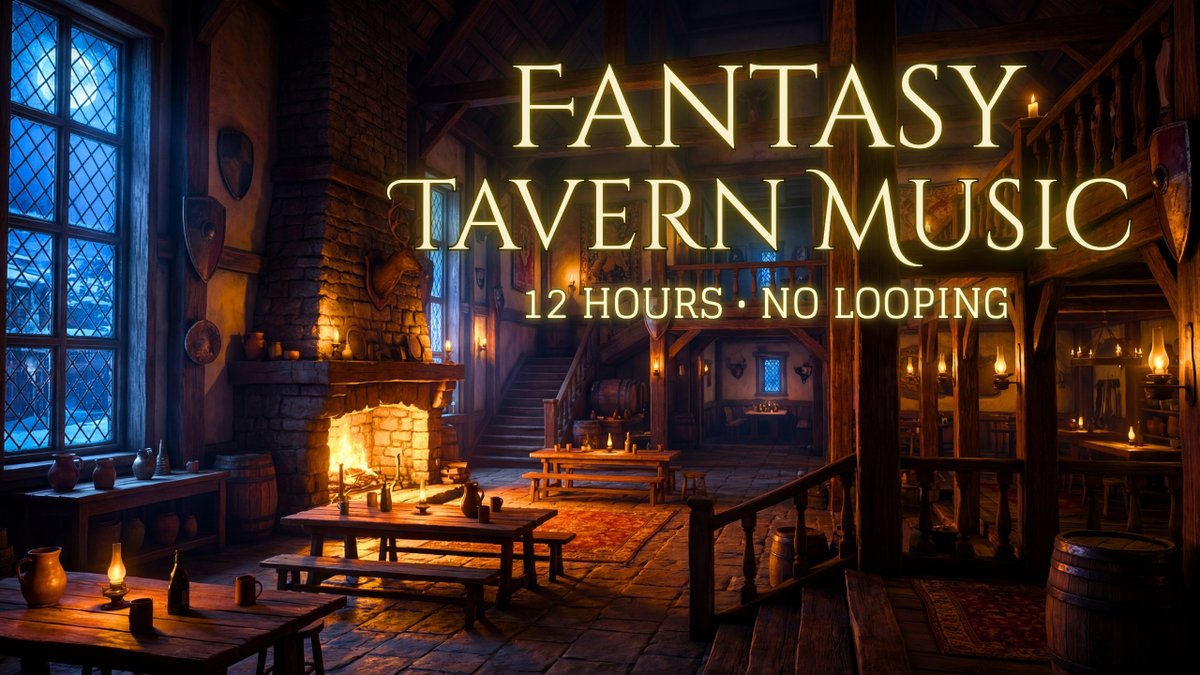 RunTime83's tweet photo. Enjoy 12 hours of mellow tavern music for study & RPGs! 🍻
https://t.co/ALmGiR9itZ
#MedievalMusic #TavernMusic #StudyMusic #SleepMusic #TTRPG #DnDMusic #CelticMusic #GoodVibes #Focus #Fantasy #RelaxingMusic #RPG #FolkMusic #Livestream #DnD #DMTips #DMTools #InstrumentalMusic https://t.co/6kTwfCCK73
