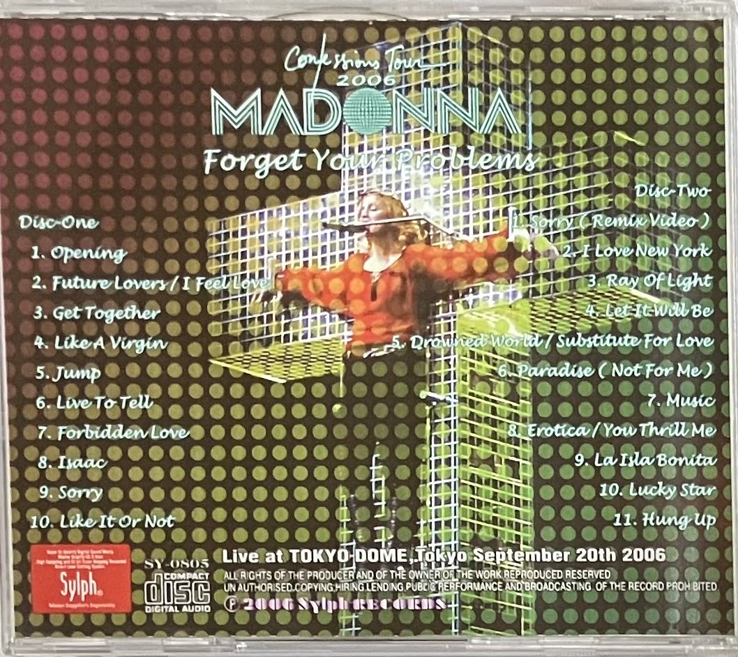 マドンナ2006年「Confessions Tour」来日公演から、コチラは9月20日の