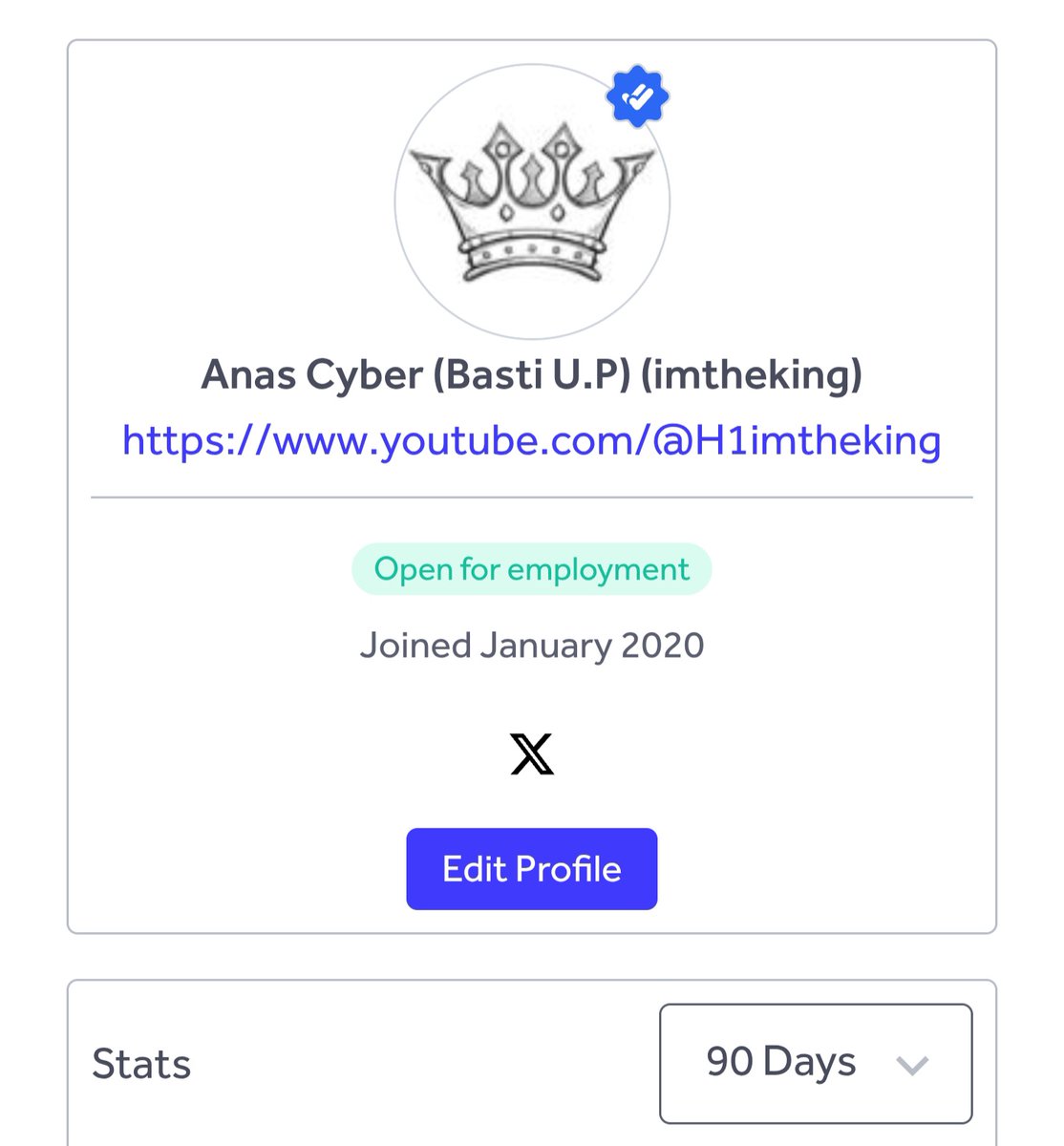 H1 imtheking tweet media