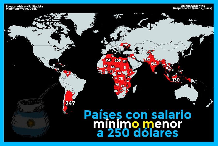 TodoNegativo's tweet photo. La fantasía de Milei: "En 10 años vamos a ser como España, en 20 como Alemania y en 30 como Estados Unidos".
La realidad: en dos años ya somos como África. https://t.co/04Vu2QwK2v