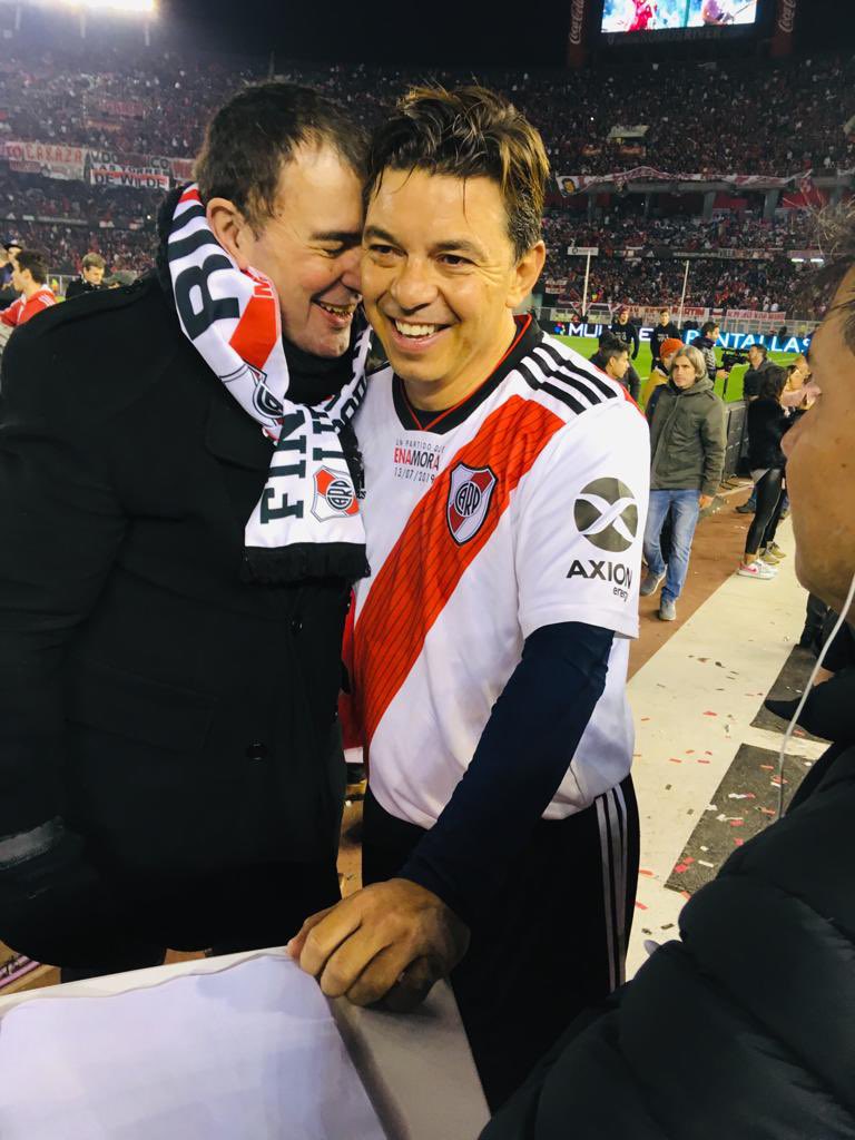 Se veía venir. Gallardo nunca se iba a poner por encima del escudo de River. Se sabía que él tomaría la decisión por sus propios medios de dar un paso al costado. Seré uno de los tantos emocionados que estarán el jueves en el Monumental diciéndole hasta pronto Muñeco 🔴⚪️