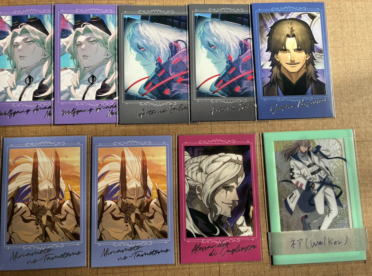 FGO CBC AGF ポートレイト 【交換】 譲▶︎画像1〜3 求▶︎画像4・5