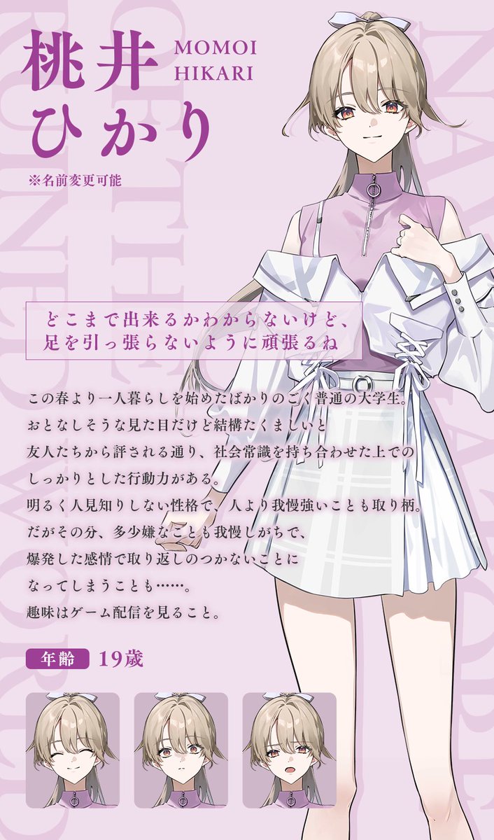 The heroine, Hikari, is cute !!!! Even her outfit !👀
But if there's only one love interest...why they didn't voice her too😭😭😭😭😭