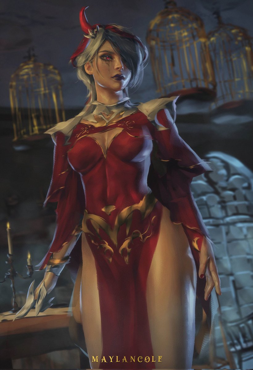 Maylancole's tweet photo. @Call_m3_rammyyy Meet my OC, Mary of Iglise 🐍 https://t.co/lLfTd5uFSn