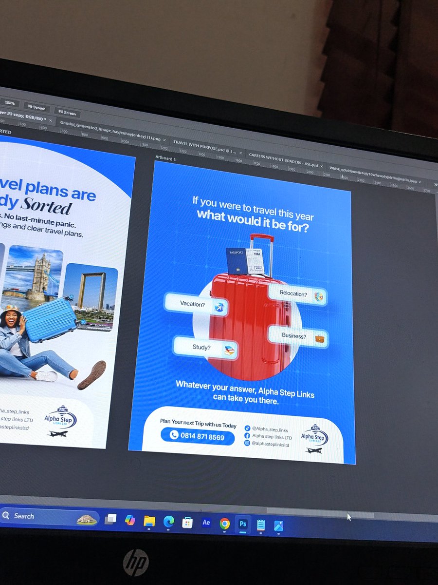 Making good progress creating some social media designs for Alpha Step and it's subsidiary. 
Designing visuals that position brands with clarity and credibility is what I do. 

#graphicdesigner #branddesign #socialmediadesign