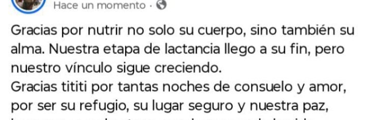 flopyzarinsky's tweet photo. "Tititi" habia necesidad de publicar que dejaste de amamantar? Hermana te conozco desde que teniamos 1 año, no necesito esa imagen en mi mente https://t.co/OMsqFxx6kh