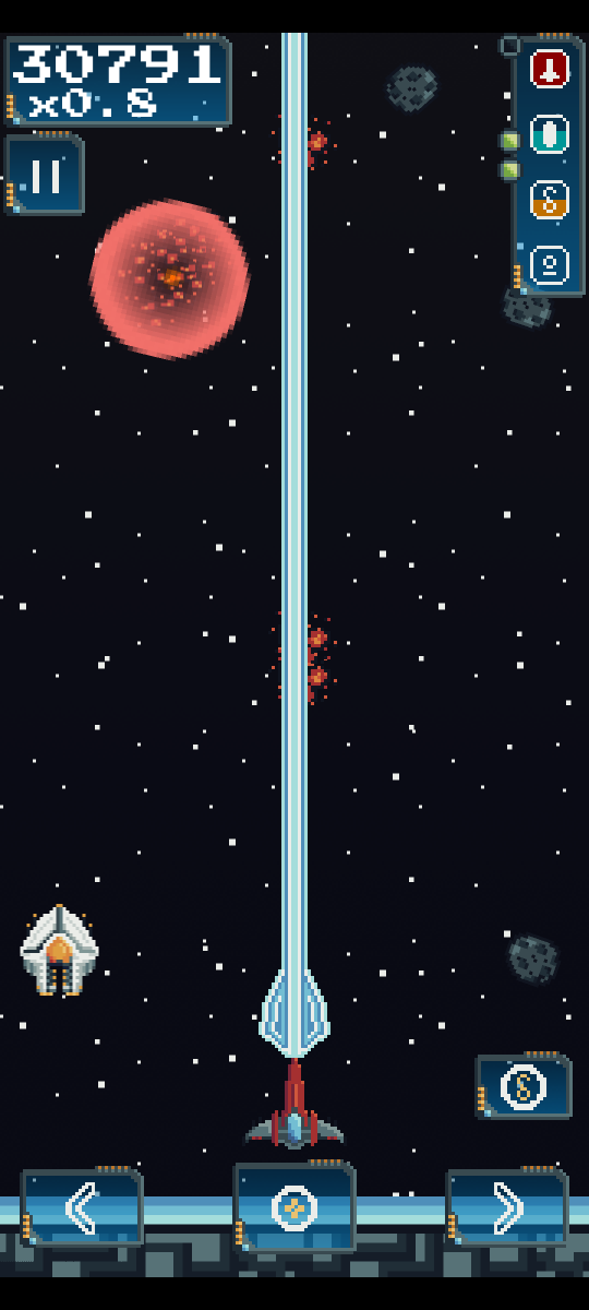 NEZCOMLLC's tweet photo. If you love retro arcade games and the satisfaction of unlocking, upgrading, and hitting new high scores, then try our new Free Sci-fi Pixel Art Shooter Game, Space Escort. Enjoy with no paywalls or forced ads!

https://t.co/kGyciMijZR

#gamedev #arcade #spaceshooter #newgame https://t.co/6Gww3x1XES