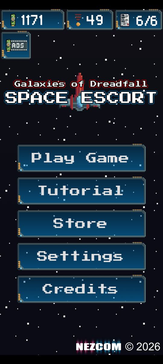 NEZCOMLLC's tweet photo. If you love retro arcade games and the satisfaction of unlocking, upgrading, and hitting new high scores, then try our new Free Sci-fi Pixel Art Shooter Game, Space Escort. Enjoy with no paywalls or forced ads!

https://t.co/kGyciMijZR

#gamedev #arcade #spaceshooter #newgame https://t.co/6Gww3x1XES
