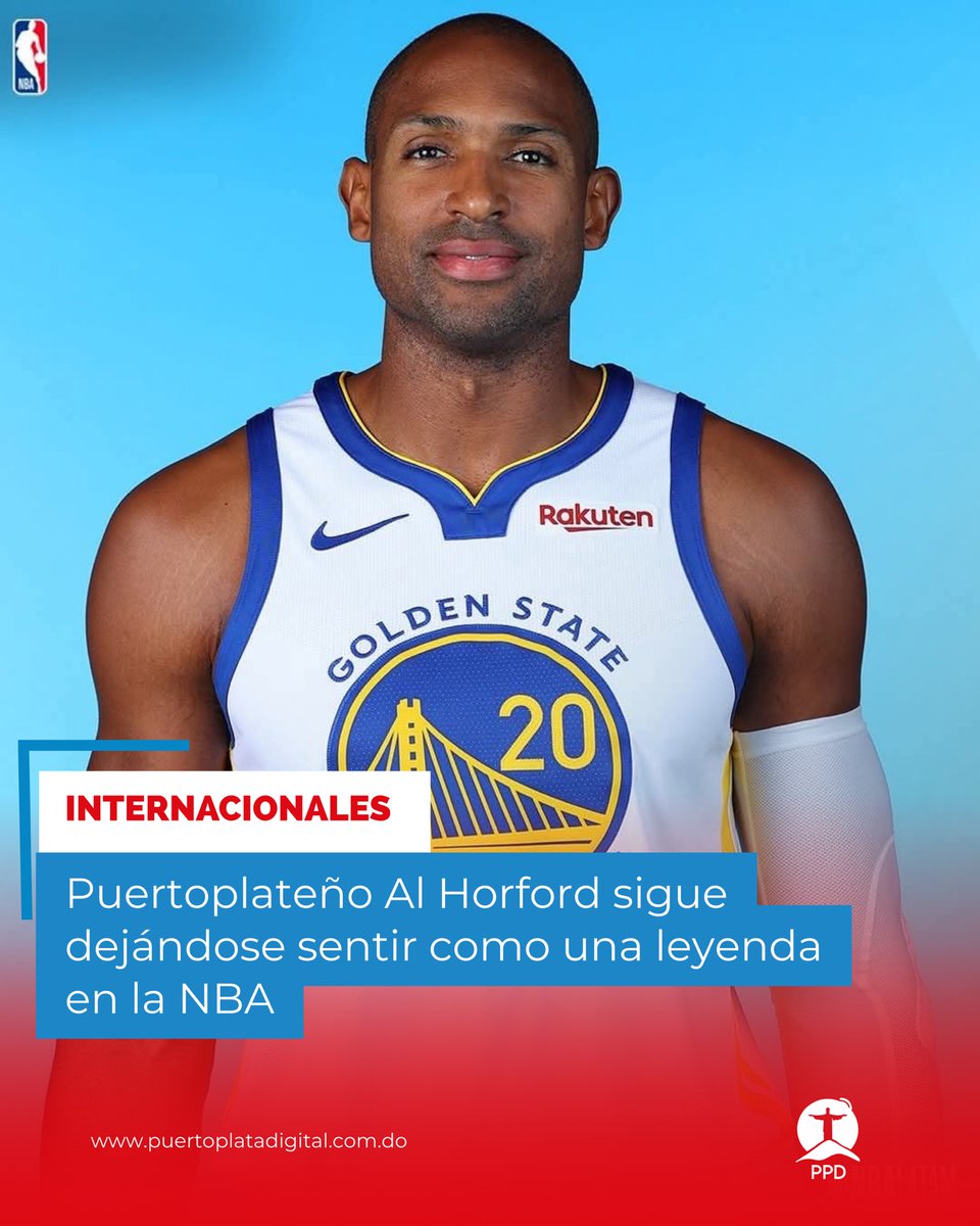 PUERTO PLATA. – El atleta profesional puertoplateño Al Horford Reynoso, a pesar de su edad, continúa haciendo gala de su talento en el mejor baloncesto del mundo.

Entérate Más:

puertoplatadigital.com/deportes/puert…