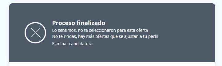 Yo mandé currículo hasta a una CERVECERÍA y me salió esto.
O SEA, YO DE NIÑO SOÑABA CON SER ASTRONAUTA, QUE CARAJOS PASÓ, NO ME JODAS.