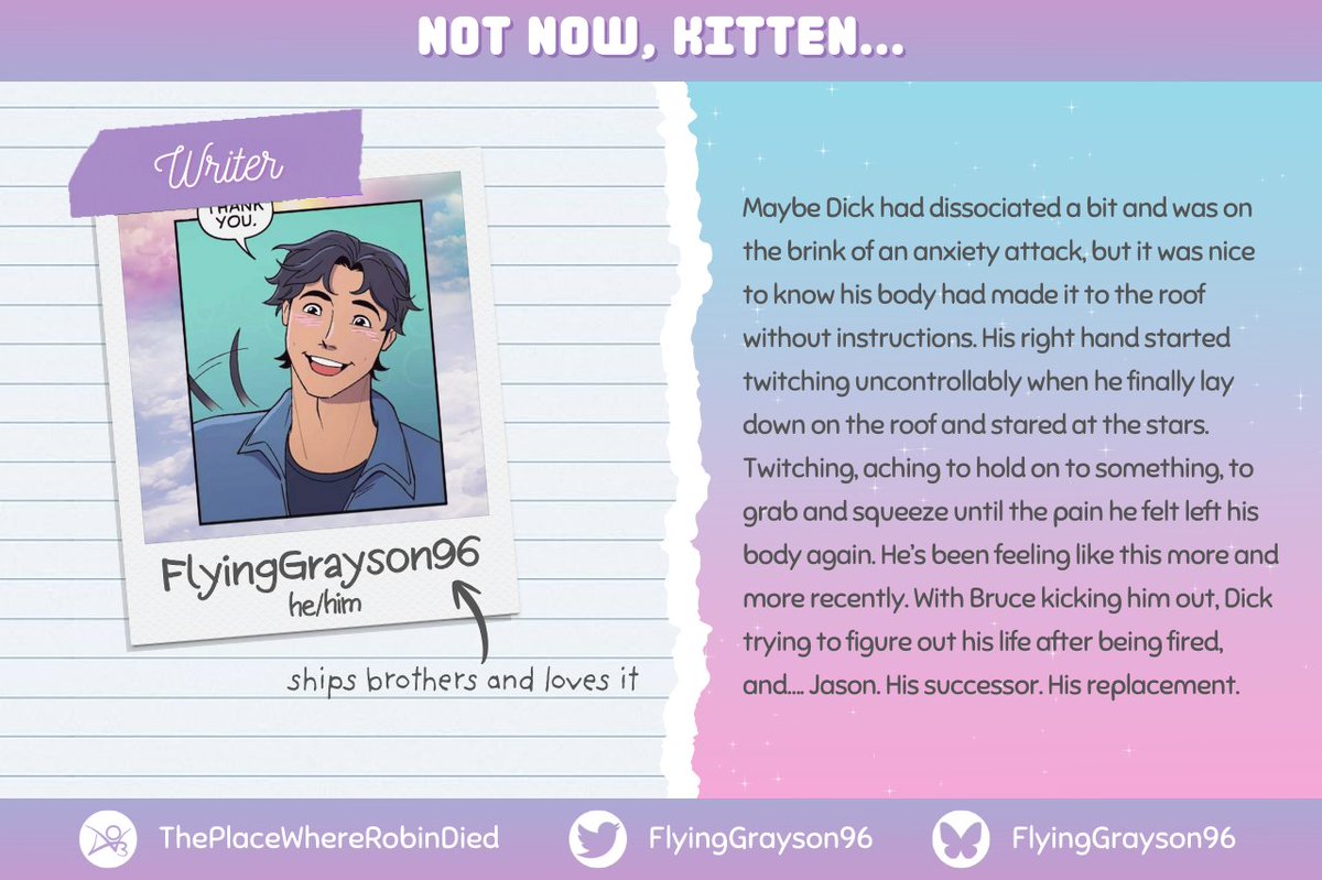 batfamproblematiczine 🔞 - Not Now, Kitten... 💗✨ tweet media