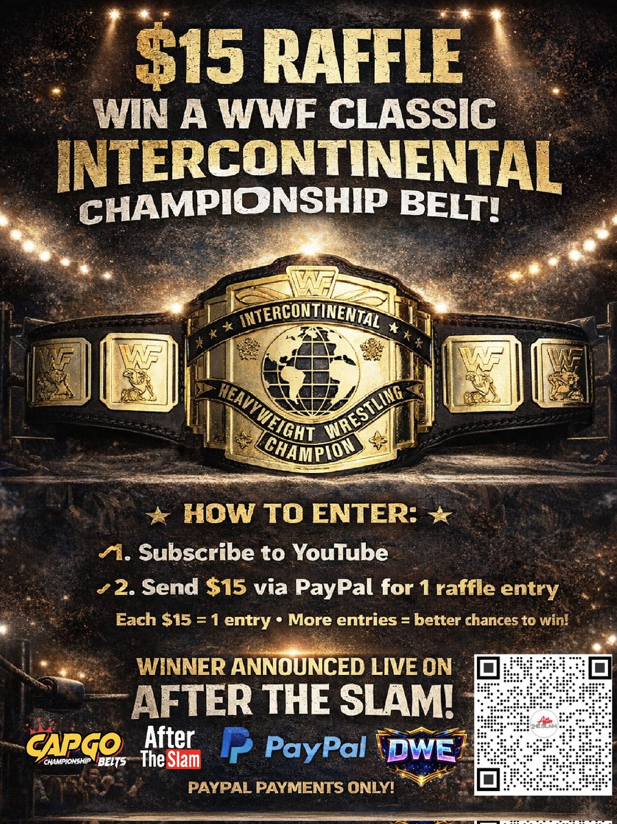 FinalbossbbyCFO's tweet photo. This is the last week to enter! Contest ends 3/1/26!
DONT MISS OUT!
#wweraw
#RawonNetfix
#wrestling #wwe
#EliminationChamber
See details below: https://t.co/knUzYSspkT