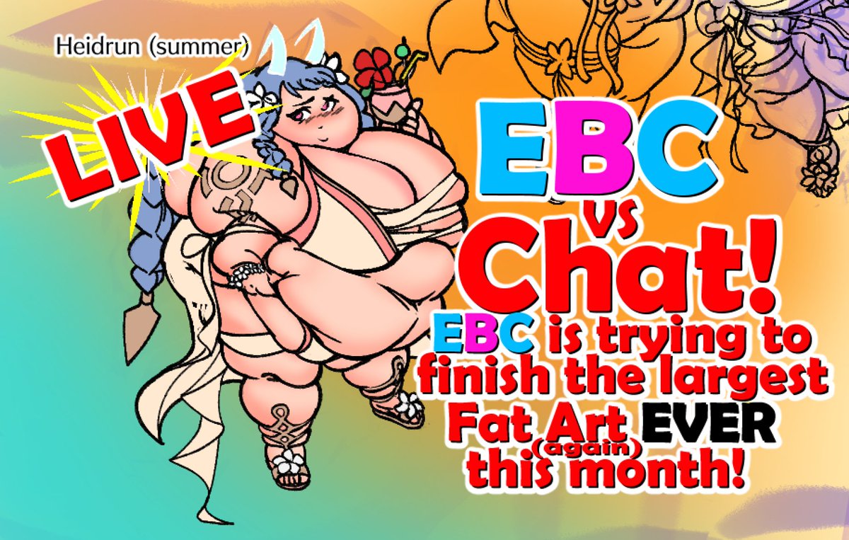 EBCArtWork - Pay Me to Make Largest Ever Fat Art tweet media