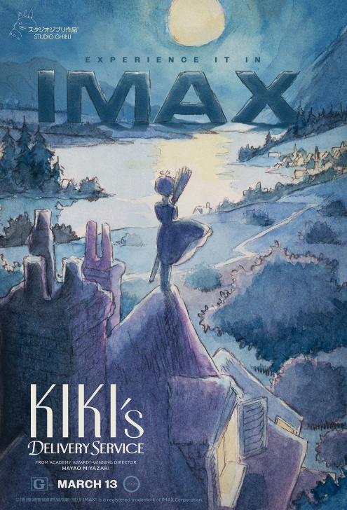 _superpopup's tweet photo. 💬 Vía instagram, GKID FILMS y #studioghibli comparten: 
"Este nuevo póster, que celebra el estreno en IMAX de KIKI'S DELIVERY SERVICE, destaca una obra de arte conceptual original del célebre veterano del estudio y director de WHISPER OF THE HEART, Yoshifumi Kondo" 🌠 https://t.co/iEWi7rKXwf