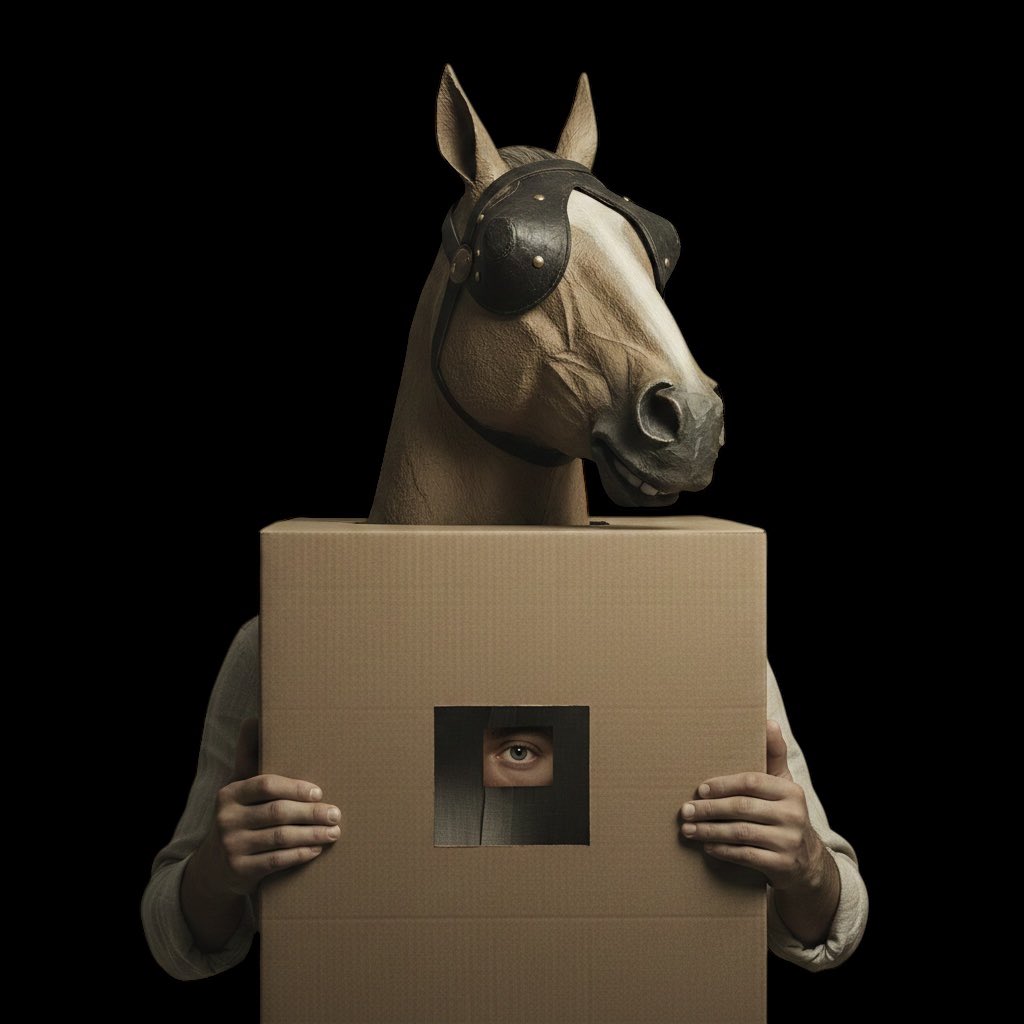 Changedhandle1's tweet image. Blinkered vantage point
Do open your mind and see
Look out of your box

(vantage)

#haikuchallenge 

Image generated with
Google Gemini

That 👊