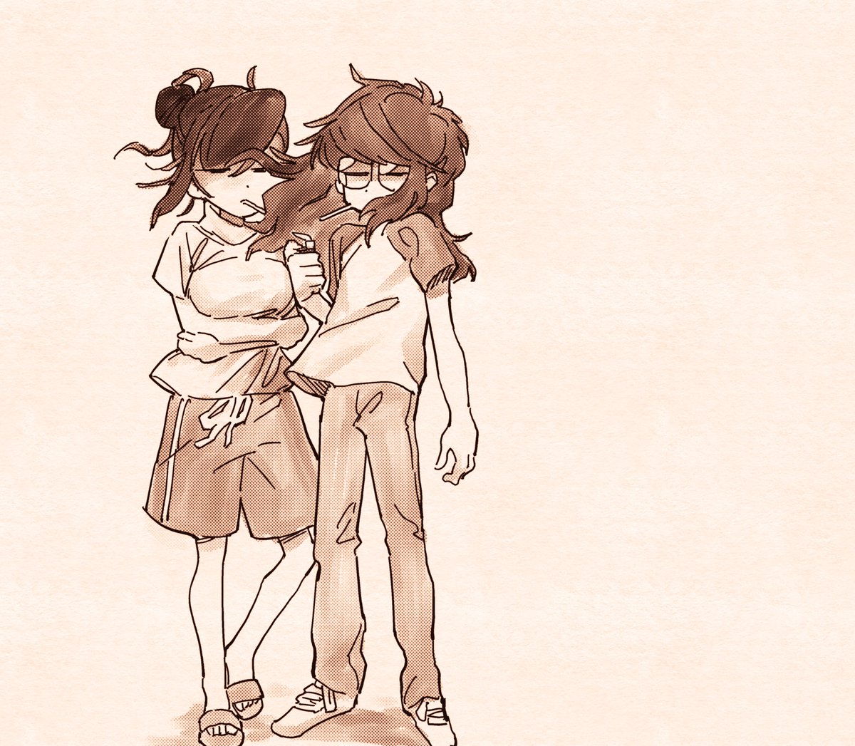 かぜつよ #nijieith_OC_Sabuko #nijieith_OC_Mari 