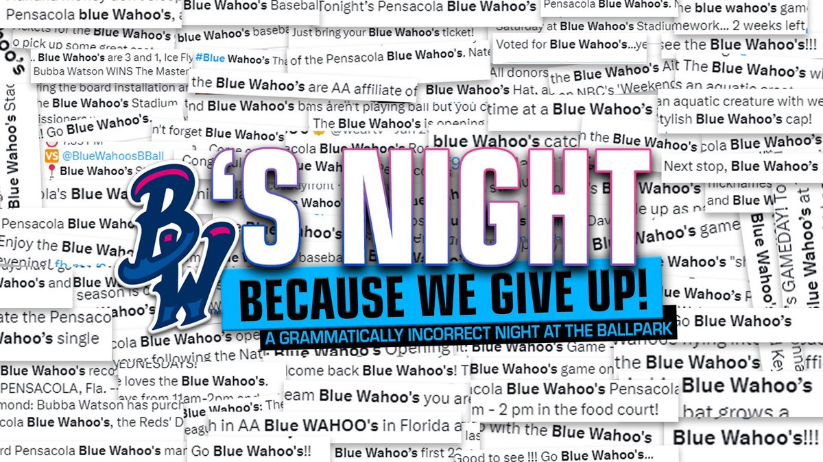 Pensacola Blue Wahoos tweet media