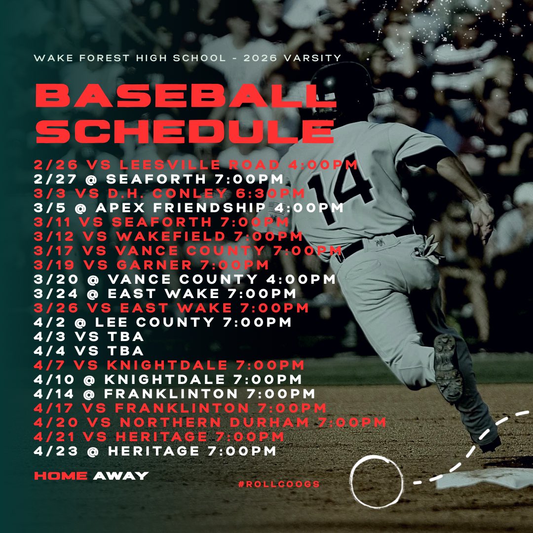 Wake Forest HS Baseball tweet media
