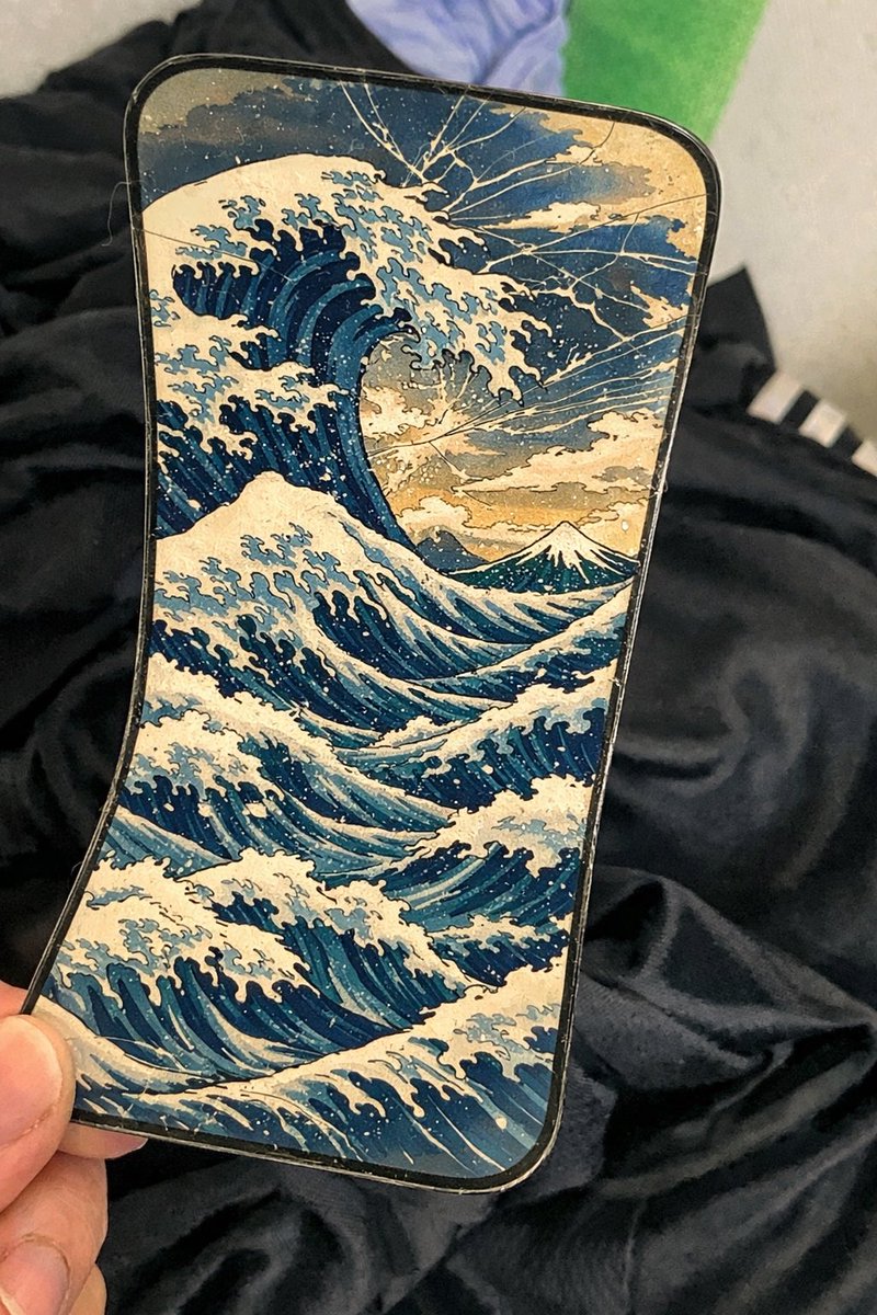 素敵な模様だったので着色してみました