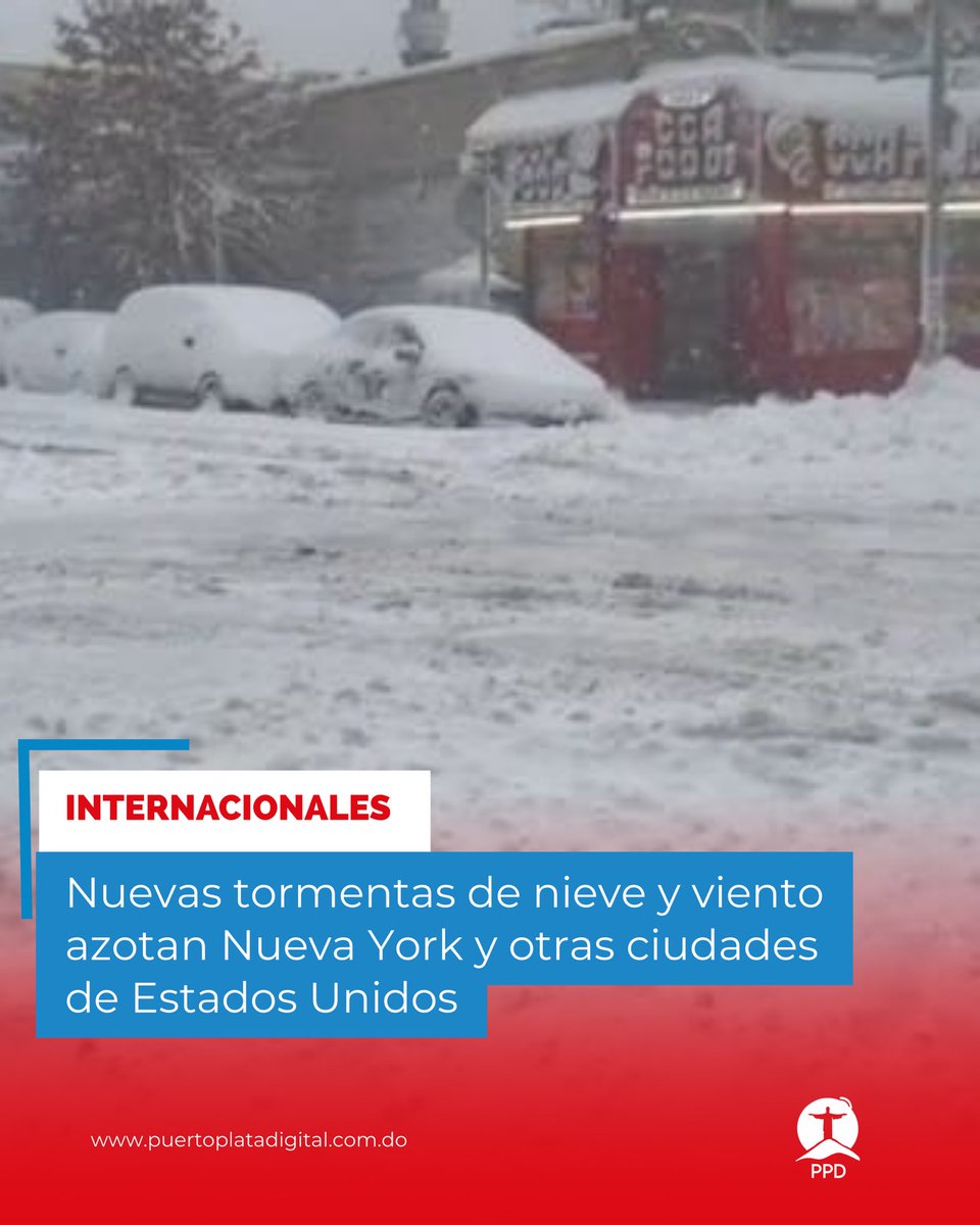 NUEVA YORK. – Millones de personas en la franja noreste de Estados Unidos permanecieron en casa el lunes bajo prohibiciones de circulación por carretera y alertas de ventisca, debido a una fuerte tormenta invernal.

Entérate Más:

puertoplatadigital.com/internacionale…