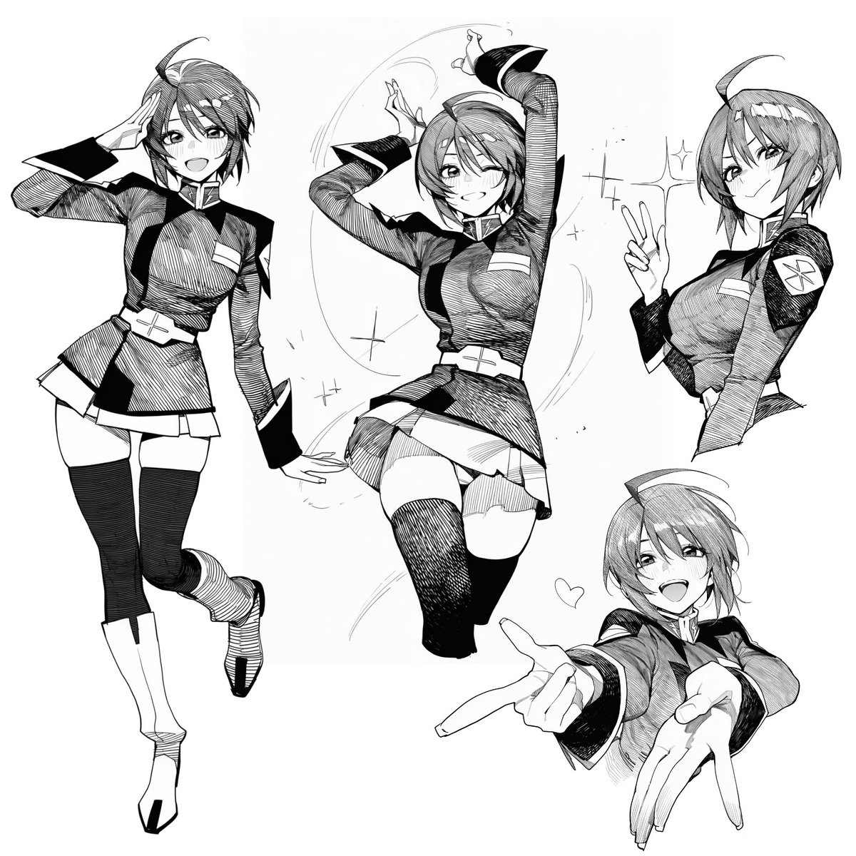 Lunamaria Hawke / ルナマリア・ホーク 
自分でやってて可愛かったから追加