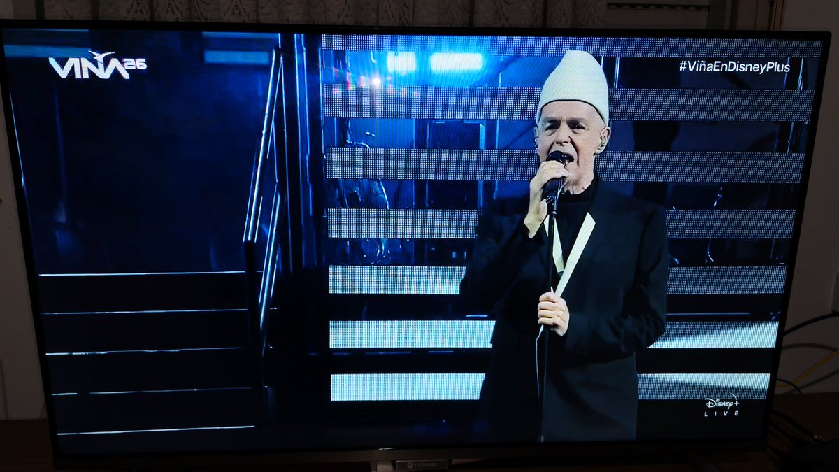 emanasliski's tweet photo. Tremendo show!! @petshopboys
#ViñaEnDisneyPlus https://t.co/OFIqjCW3dJ