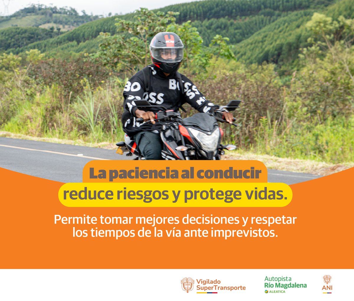 La prisa no vale una vida.
Conducir con calma mejora la seguridad para todos los actores viales. 🧘‍♀️

#SeguridadVial #ConduceConCalma #ARM