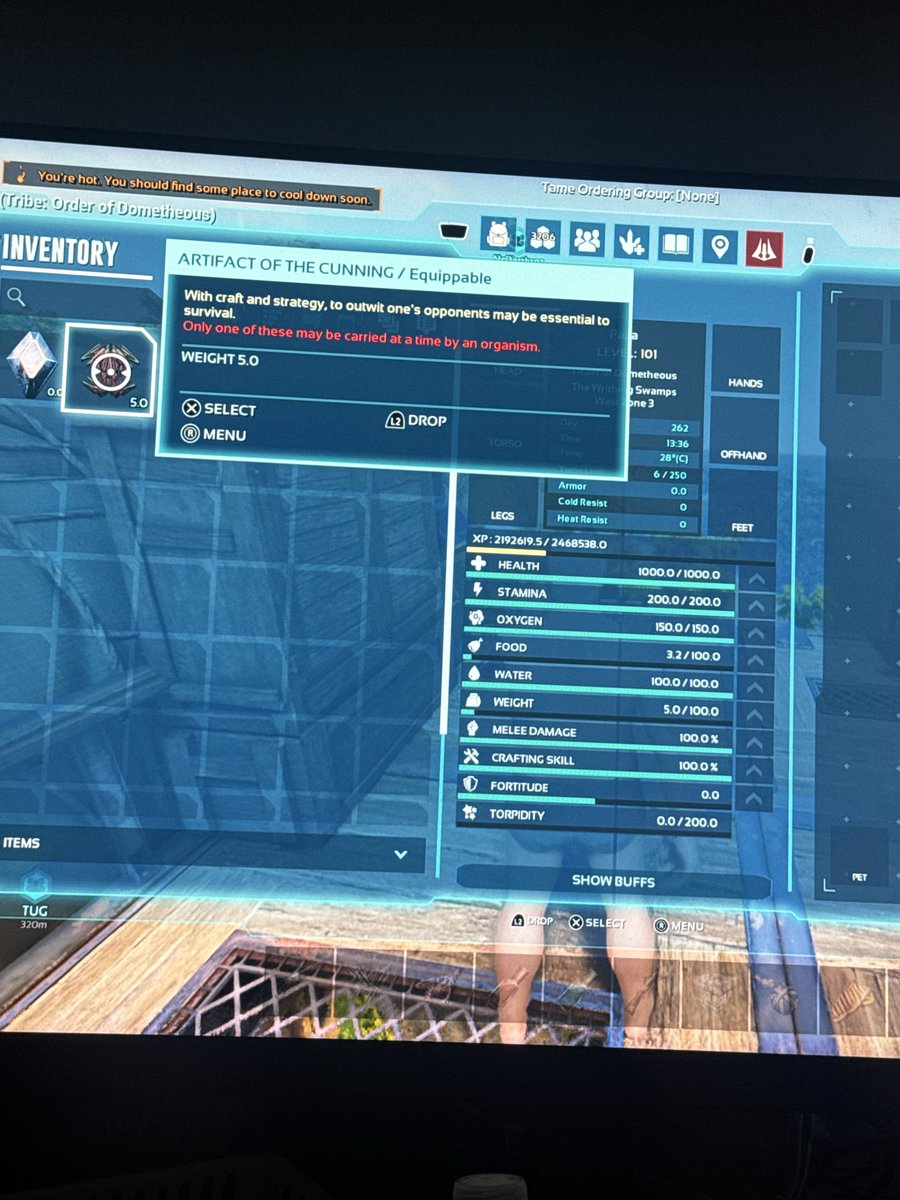 We did it. All 10 artifacts on foot. Let’s go <a href="/survivetheark/">ARK: Survival Ascended</a> #playark