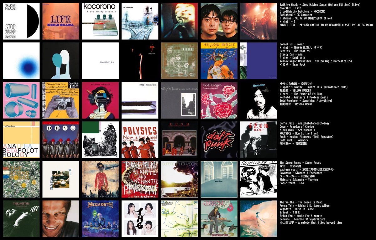 2026FMS's tweet photo. #春から法政 のみなさん、お世話になっております。Free Music Societyと申します。
わたこうVol.2です！
今日の42枚を選んでくれたのは、現3年/Gt./Vo.のMRさんです。
あなたの好きなのはあったかな❗️❓ https://t.co/1ZOLDxwIyX