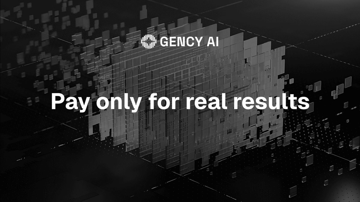 GENCY AI tweet media