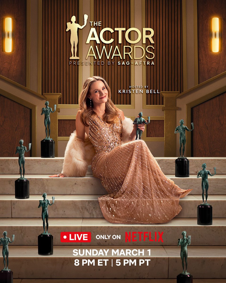 Ad | The Actor Awards are SUNDAY! Host Kristen Bell is ringing up SAG-AFTRA  members everywhere to spread the word about The Actor Awards. Watch The  Actor Awards Presented by SAG-AFTRA, LIVE